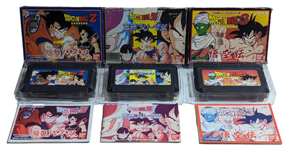 FC – DRAGON BALL - x9 Complete Game Compilation - Famicom Nintendo (JAPAN)