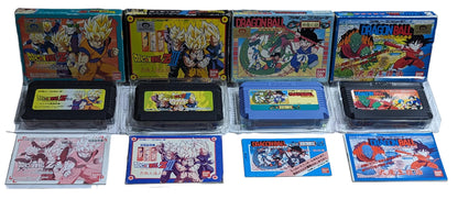 FC – DRAGON BALL - x9 Complete Game Compilation - Famicom Nintendo (JAPAN)
