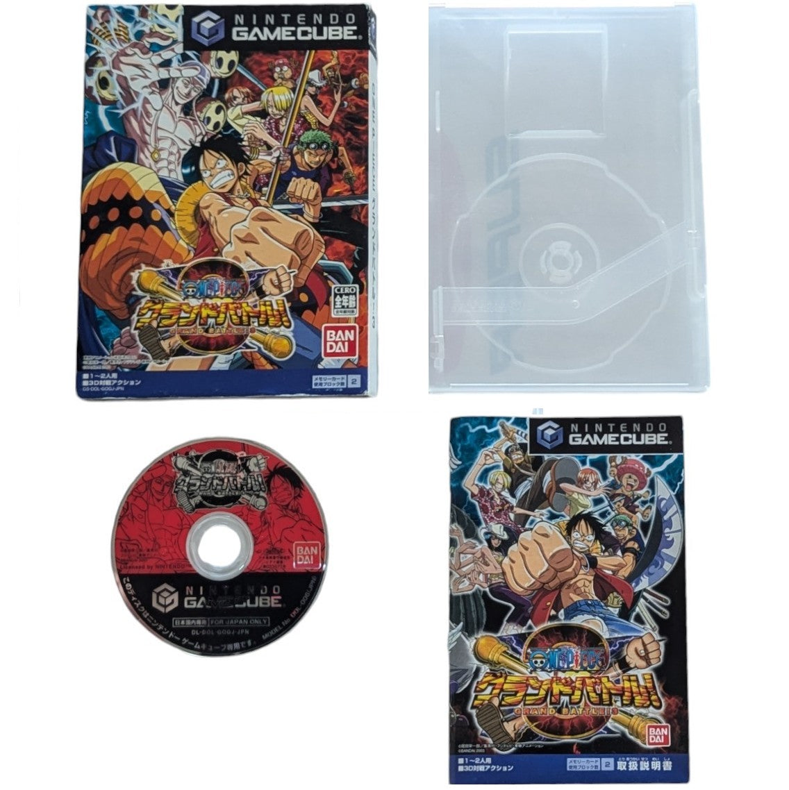 GC - One piece Grand Battle 3  - Nintendo Gamecube (JAPAN) B