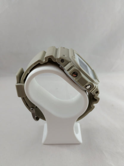 Casio G-Shock DW-5600M-8 Military Color Series - Matte Gray & White Square