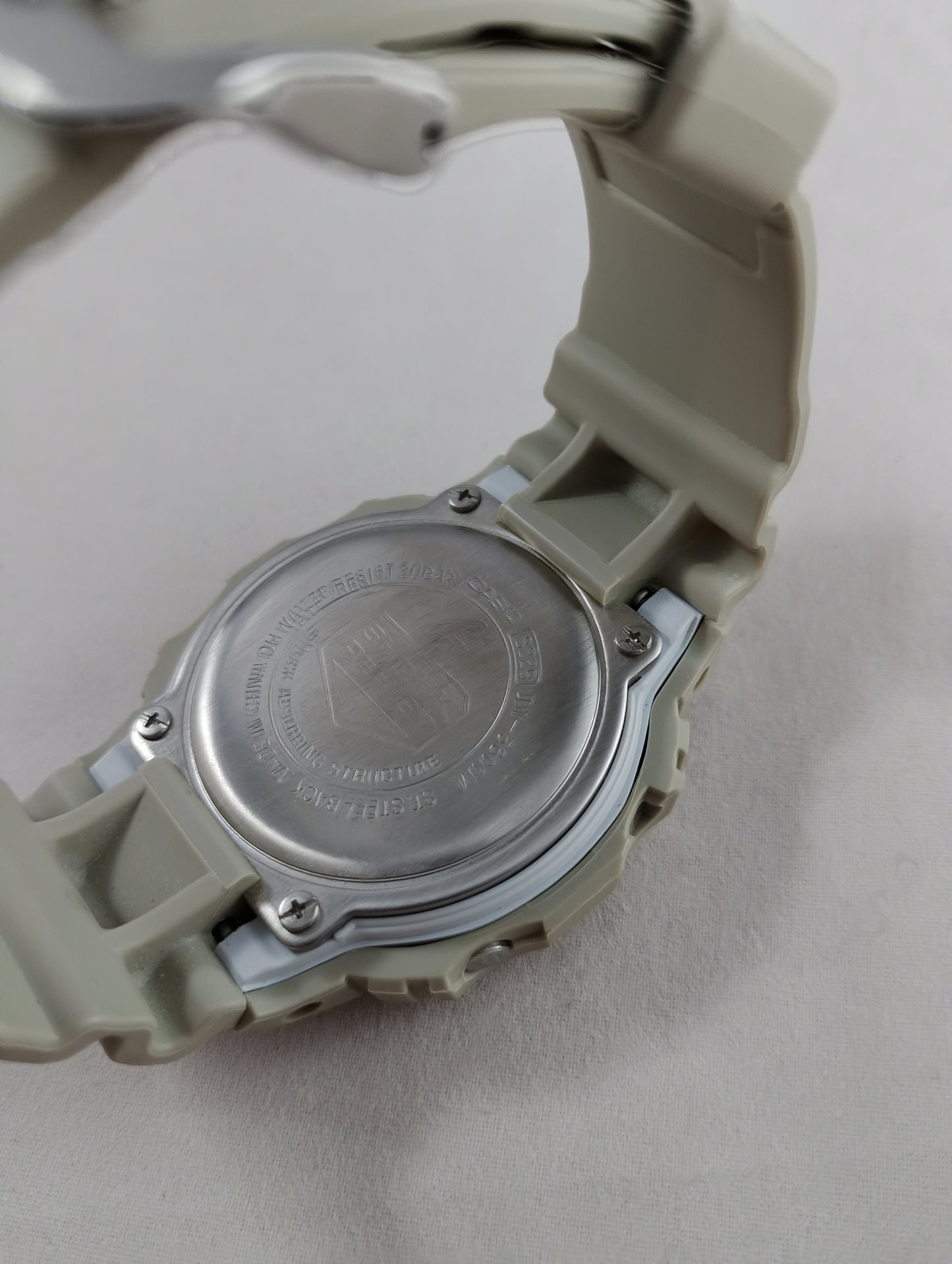 Casio G-Shock DW-5600M-8 Military Color Series - Matte Gray & White Square