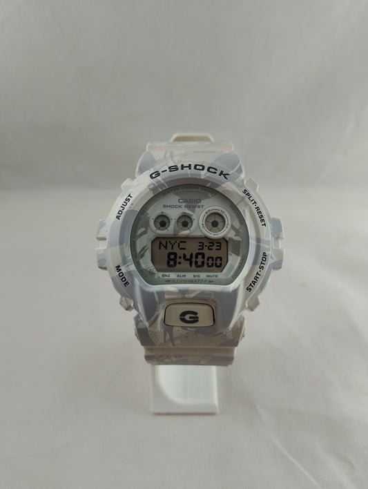 Casio G-Shock GD-X6900TC-8 - Tiger Camo Series - Grey/Silver Pattern - 10-Year Battery - JDM Edition