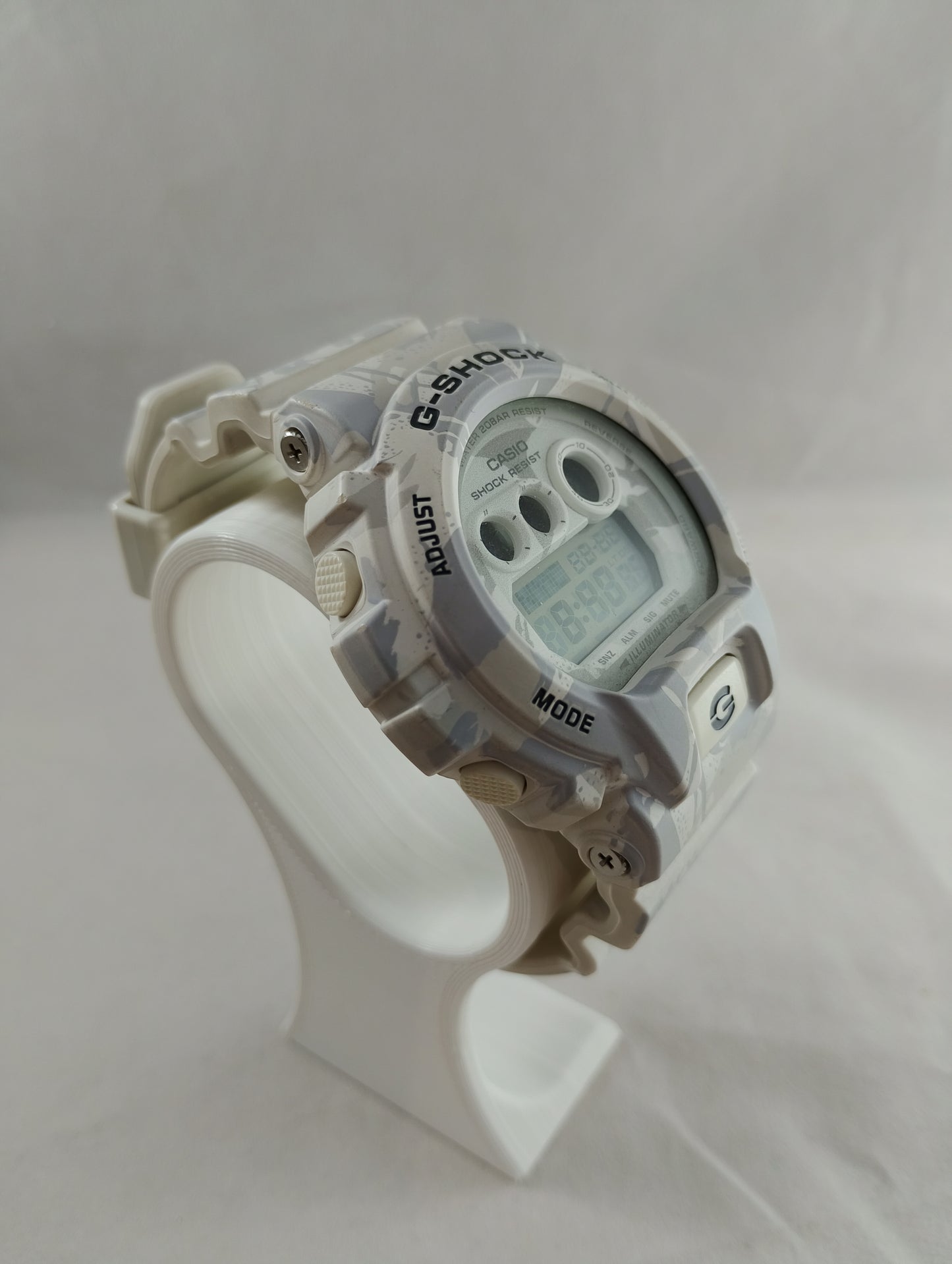 Casio G-Shock GD-X6900TC-8 - Tiger Camo Series - Grey/Silver Pattern - 10-Year Battery - JDM Edition