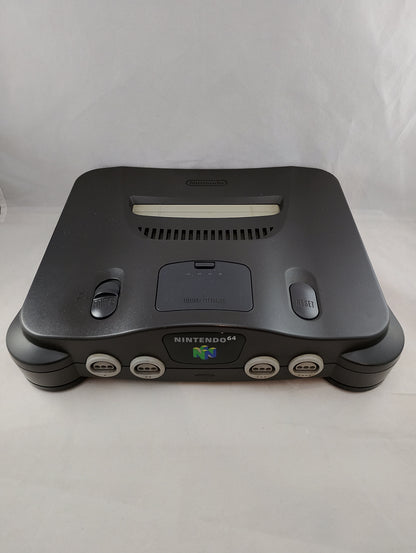 N64 – NUS-001 BLACK - SINGLE UNIT with JUMPER PAK/AC/AV - Nintendo NTSC-J (JAPAN)