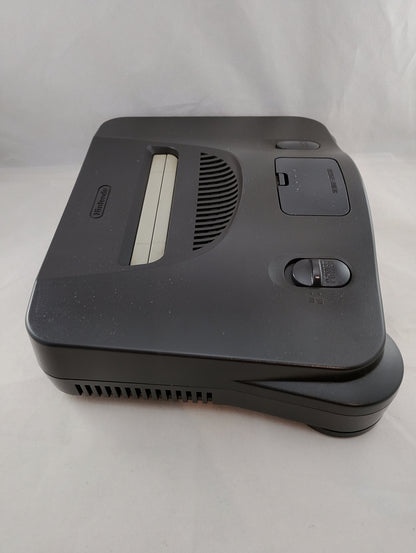 N64 – NUS-001 BLACK - SINGLE UNIT with JUMPER PAK/AC/AV - Nintendo NTSC-J (JAPAN)