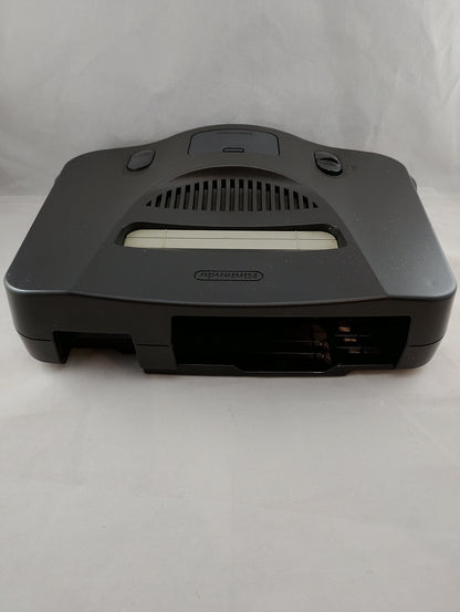 N64 – NUS-001 BLACK - SINGLE UNIT with JUMPER PAK/AC/AV - Nintendo NTSC-J (JAPAN)