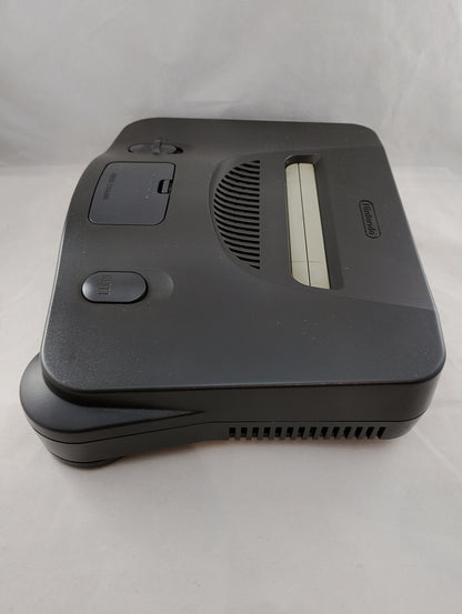 N64 – NUS-001 BLACK - SINGLE UNIT with JUMPER PAK/AC/AV - Nintendo NTSC-J (JAPAN)