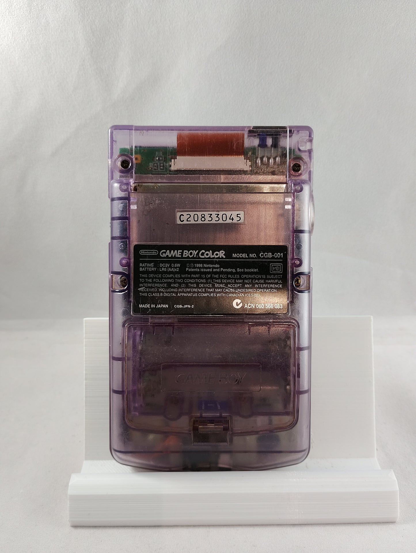 GBC- Nintendo Game Boy Color - Atomic Purple (Translucent) - Japan Import Edition