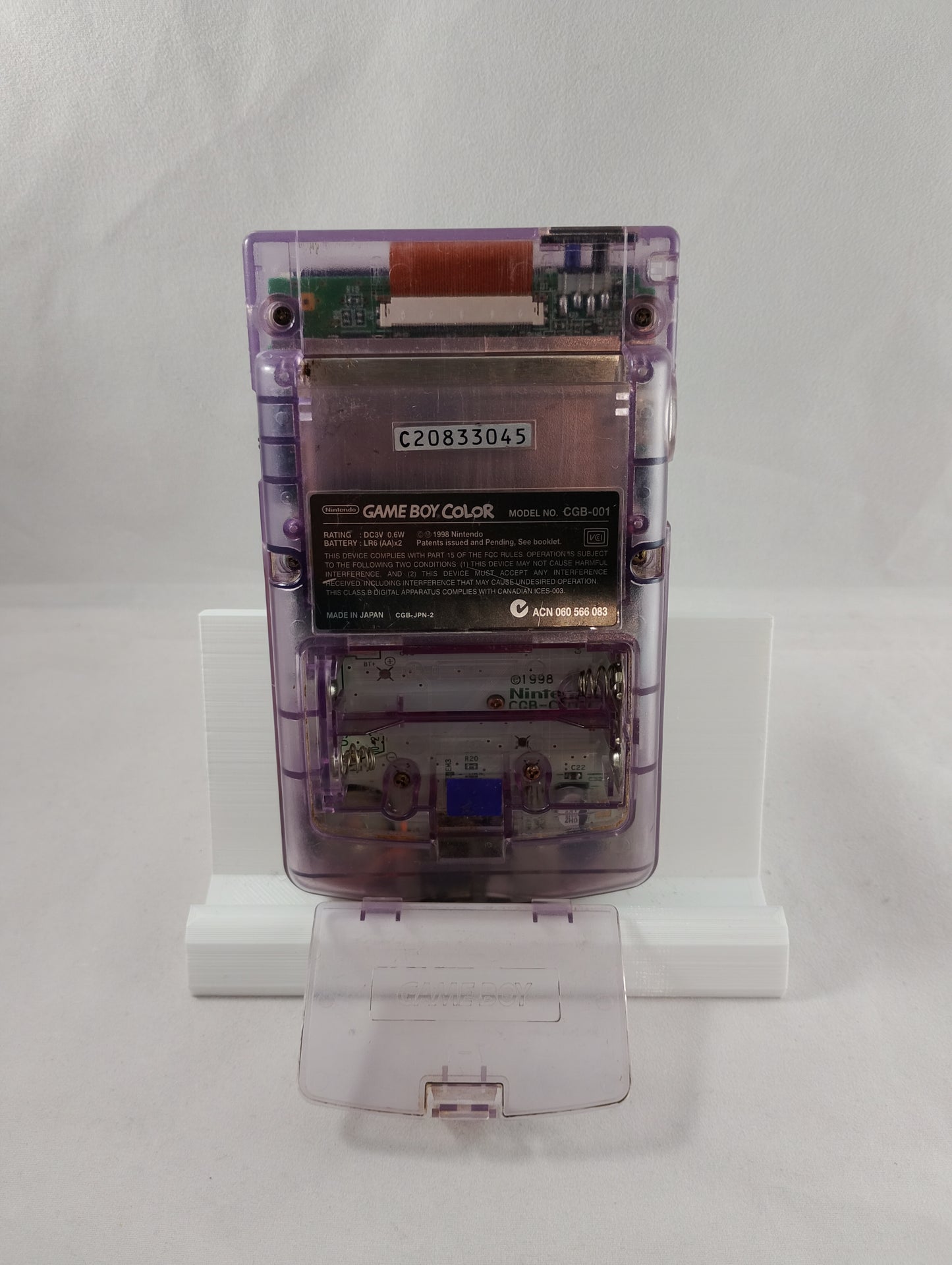 GBC- Nintendo Game Boy Color - Atomic Purple (Translucent) - Japan Import Edition