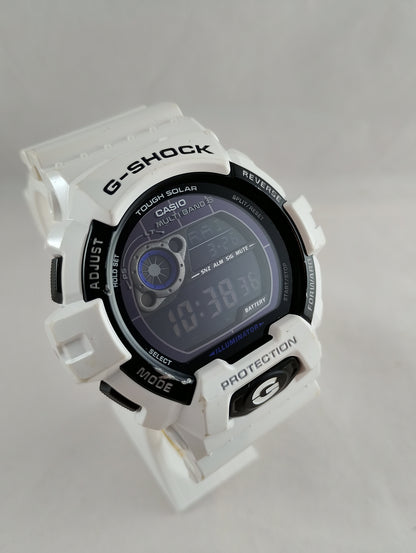 Casio G-Shock GW-8900A-7JF - Tough Solar & Multiband 6 - White/Black Negative Display - JDM Selection
