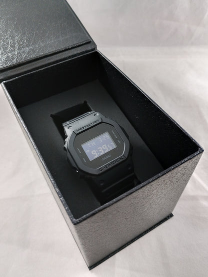 Casio G-Shock DW-5600HT-8 - Heathered Color Series - Texturized Light Grey - Iconic Square JDM Edition