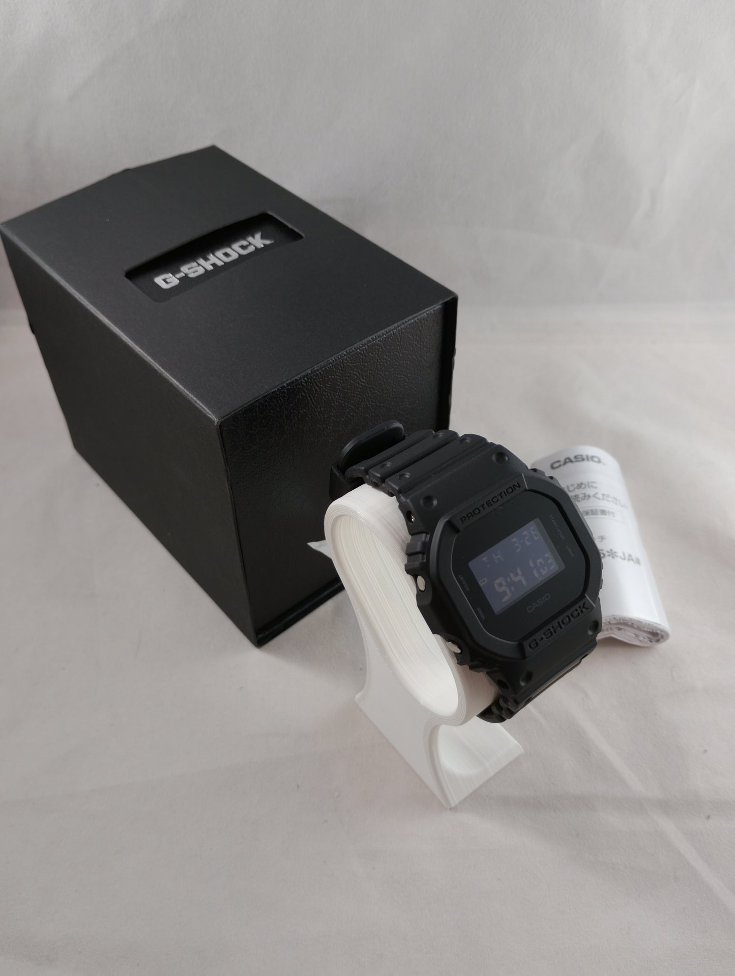 Casio G-Shock DW-5600HT-8 - Heathered Color Series - Texturized Light Grey - Iconic Square JDM Edition