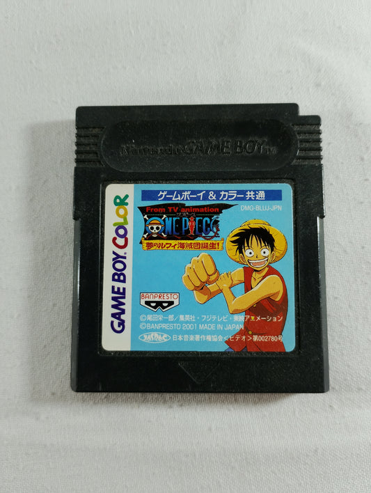 GBC - One Piece: Yume no Luffy Kaizokudan Tanjou! [Cartridge #2] (From TV animation ONE PIECE 夢のルフィ海賊団誕生!) [DMG-BLUJ-JPN] - Nintendo Game Boy Color (Japan Import)