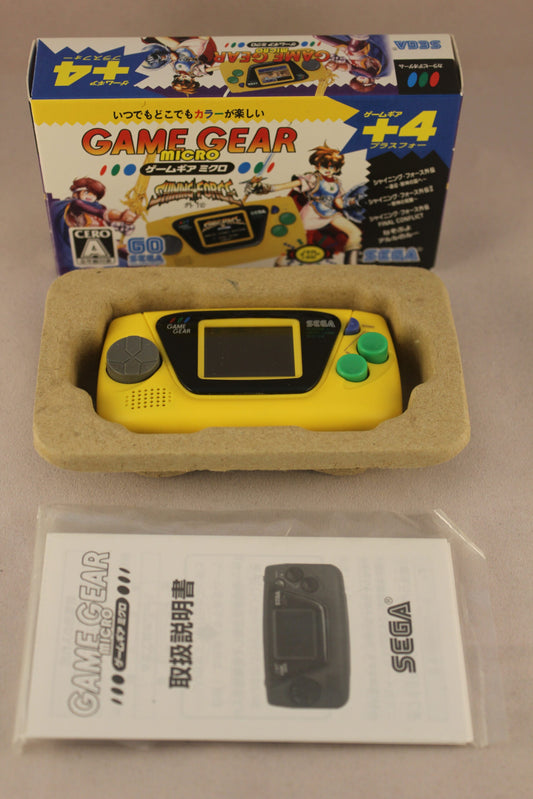 GG MICRO - NEW GAME GEAR MICRO YELLOW (SEGA - JAPAN)