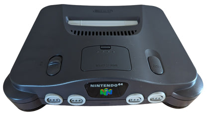 N64 – NUS-001 BLACK - SINGLE UNIT with JUMPER PAK/AC/AV - Nintendo NTSC-J (JAPAN)