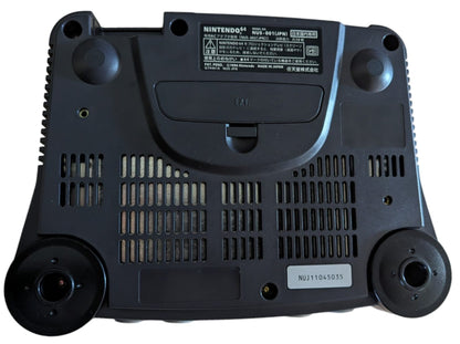 N64 – NUS-001 BLACK - SINGLE UNIT with JUMPER PAK/AC/AV - Nintendo NTSC-J (JAPAN)