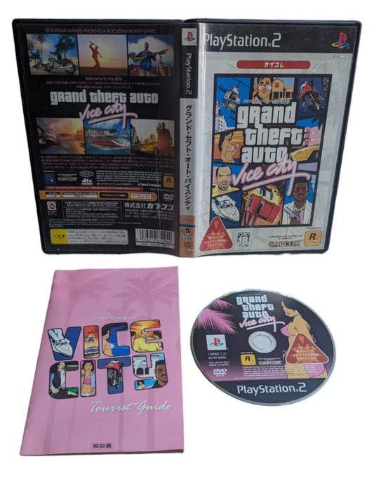 PS2 -  Grand Theft Auto Vice City - Sony Playstation 2 (JAPAN-game)