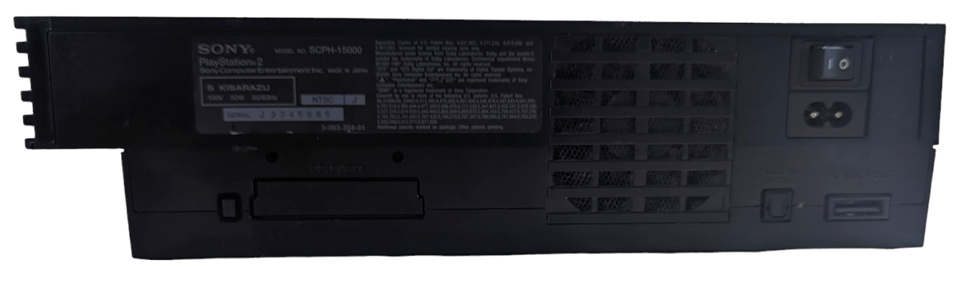 Buy SONY PS2 - FAT BLACK SCPH-10000 - Playstation 2 NTCS-J JAPAN