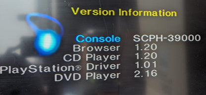 SONY PS2 - FAT BLACK SCPH-39000 - Playstation 2 NTCS-J JAPAN (TESTED)