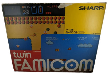 Sharp Famicom TWIN AN-500B (Boxed-NEW Belt-Serviced) (Only Japan Edition)