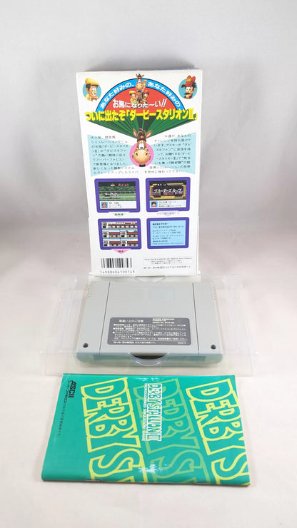 Super Famicom - Derby stalion III Game - Sfc Nintendo Japan Original NTSC-J Edition