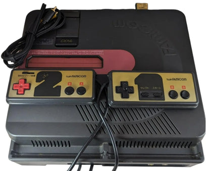 Sharp Famicom TWIN AN-500B (Boxed-NEW Belt-Serviced) (Only Japan Edition)