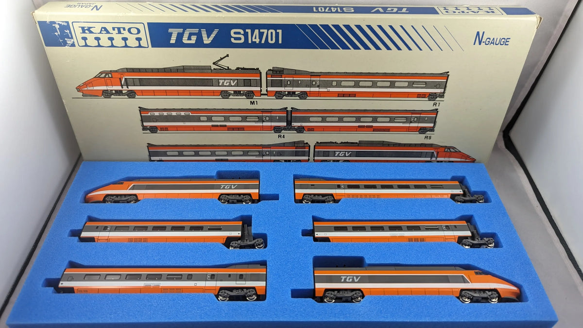 KATO S14701 French TGV Sud-Est Vintage 1983 ( | KATO Trains EU