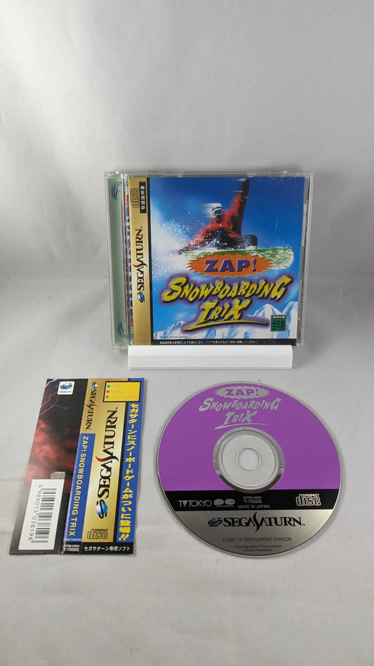 SEGA Saturn - Zap Snowboarding Trix - Spin card (Japan-game)