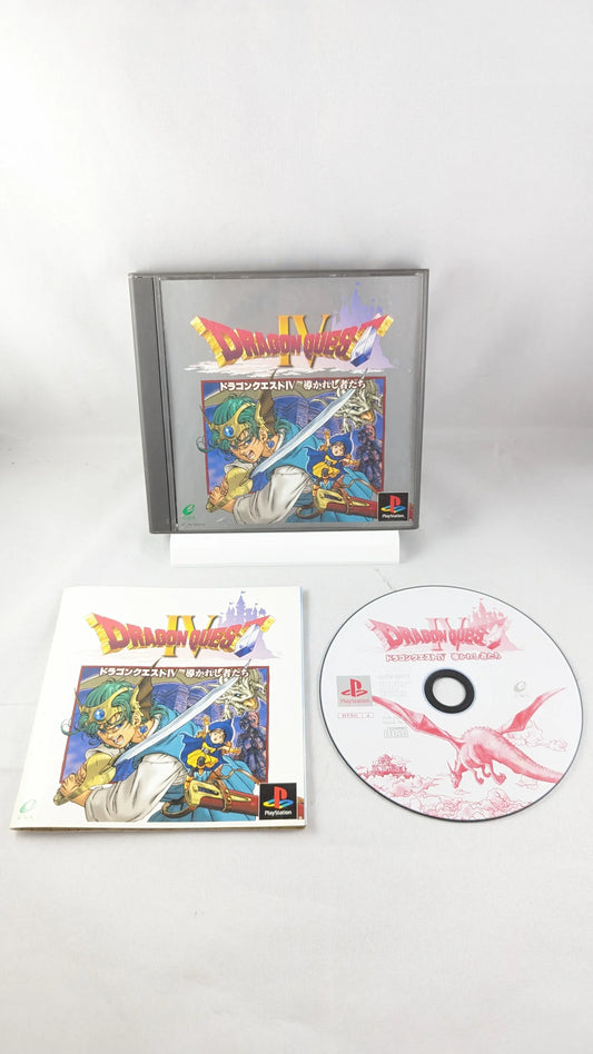 PS1 - Dragon Quest IV - Sony Playstation (JAPAN-game)