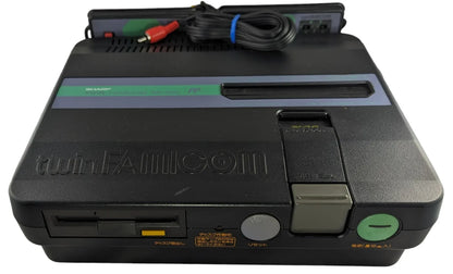 Sharp Famicom TWIN Grey AN505BK (EURO+AV) NEW Belt-Serviced (Only Japan Edition)