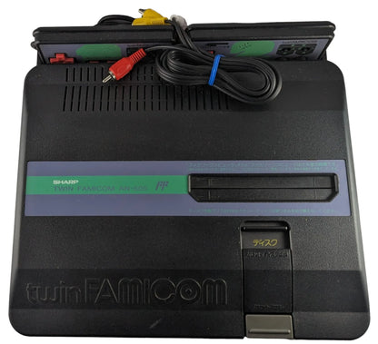 Sharp Famicom TWIN Grey AN505BK (EURO+AV) NEW Belt-Serviced (Only Japan Edition)