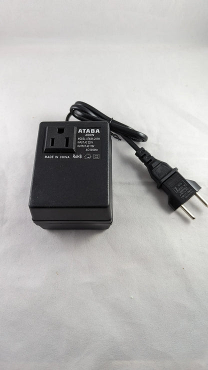 ATABA Voltage Converter Intelligent Efficient 200W AC 220V To 110V (EU)