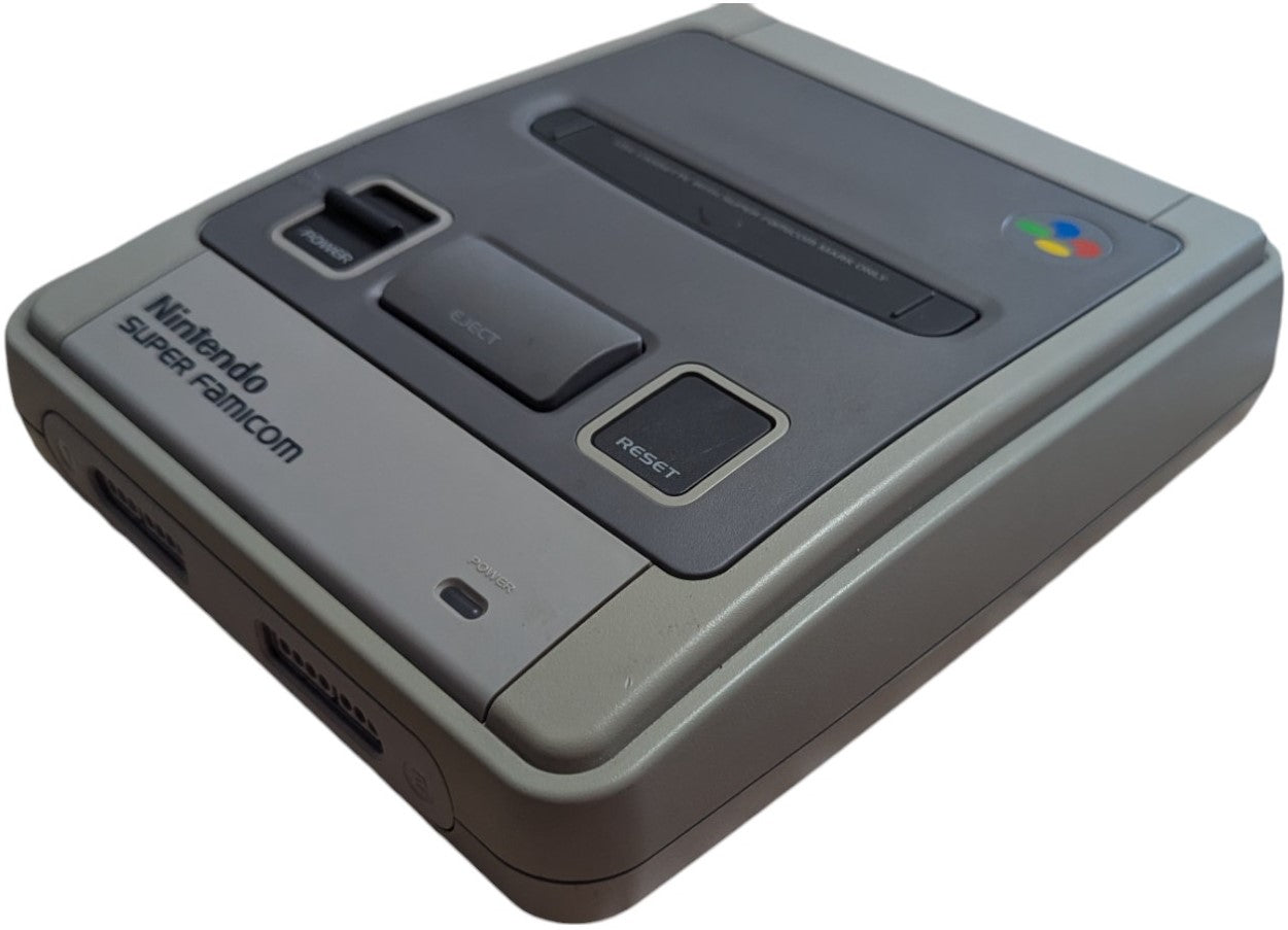 Super Famicom SHVC-001 and x2 Controllers - Sfc Nintendo Japan Original NTSC-J Edition
