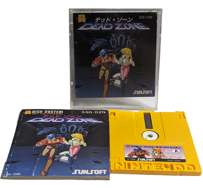 Famicom Disk - Dead Zone game (NO outer box) FDS Nintendo - Japan Original Edition