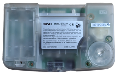 SNK Neogeo Pocket Color - CLEAR - DEL SOL Limited Ed Pachisuro Aruze (Only Japan)