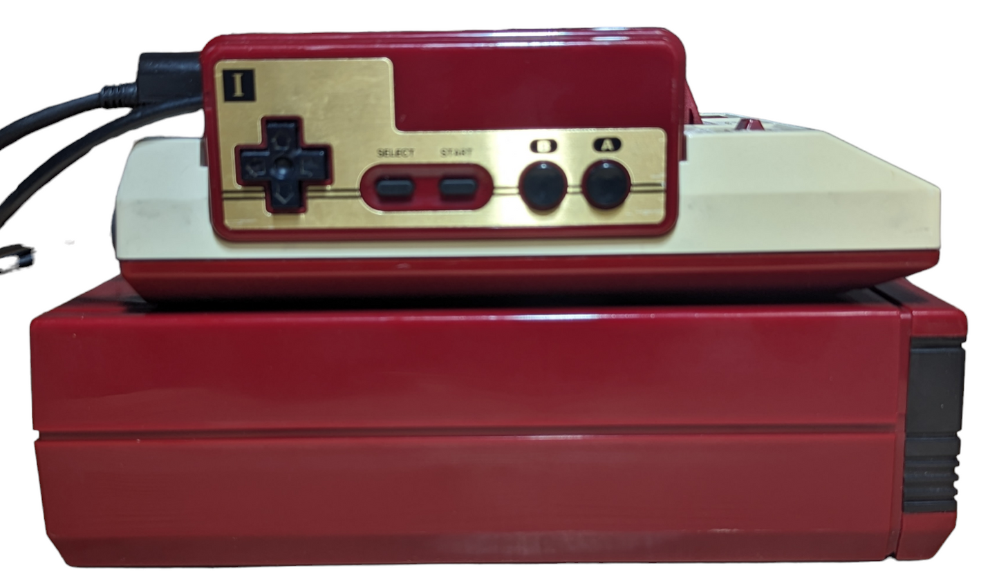 FAMICOM UNIT+FAMICOM DISK UNIT+RAM ADAPTER (NEW BELT-SERVICED) NINTENDO (ONLY JAPAN Edition)
