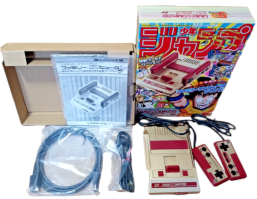 FC MINI - 50th Aniversary Gold Ed - Shonen JUMP (20 games) - Family Computer Nintendo