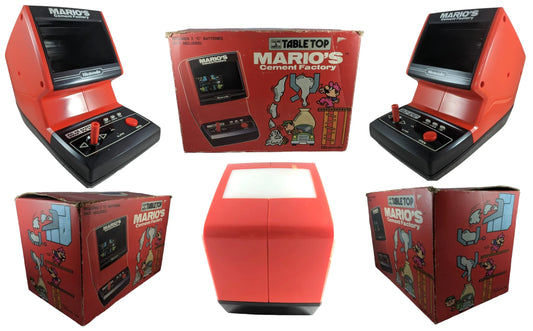 GW GAME AND WATCH TABLE TOP MARIO´S CEMENT FACTORY NINTENDO