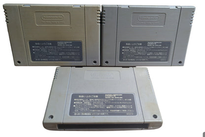 Super Famicom - Street Fighter II (x3 Cartridge Set) Nintendo Japan Original NTSC-J Edition