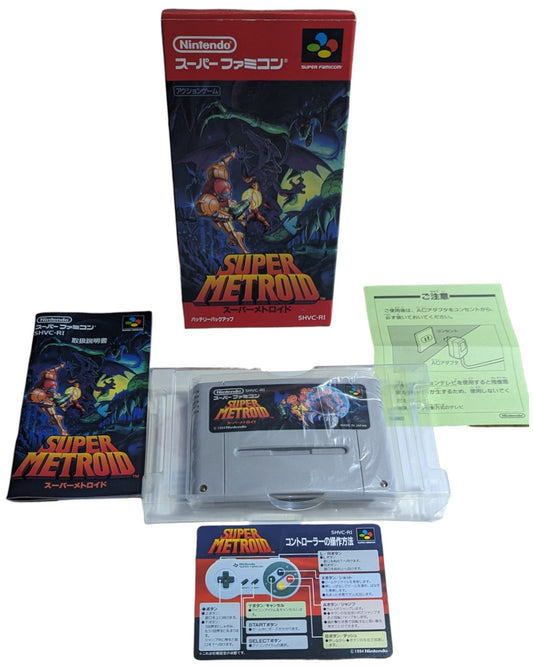 Super Famicom - Super metroid Complete - Sfc Nintendo Japan Original NTSC-J Edition