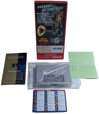Super Famicom - Super metroid Complete - Sfc Nintendo Japan Original NTSC-J Edition