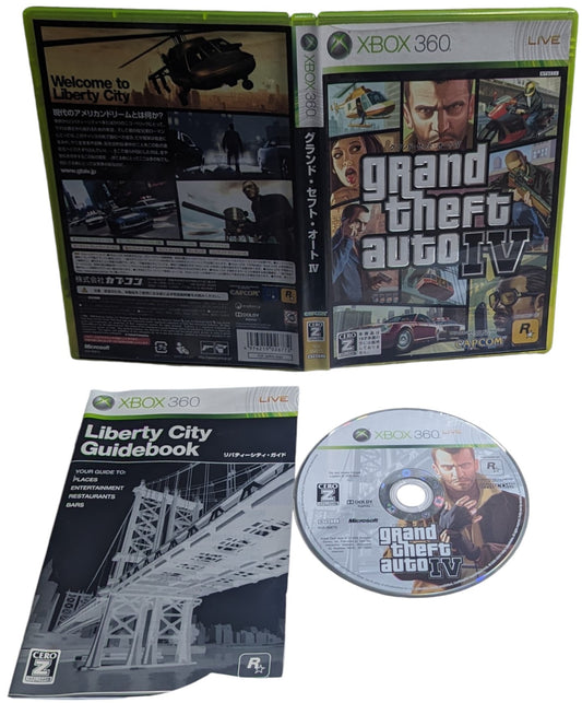 X-BOX 360 - Grand theft Auto IV game - Microsoft Japan Original NTSC-J Edition