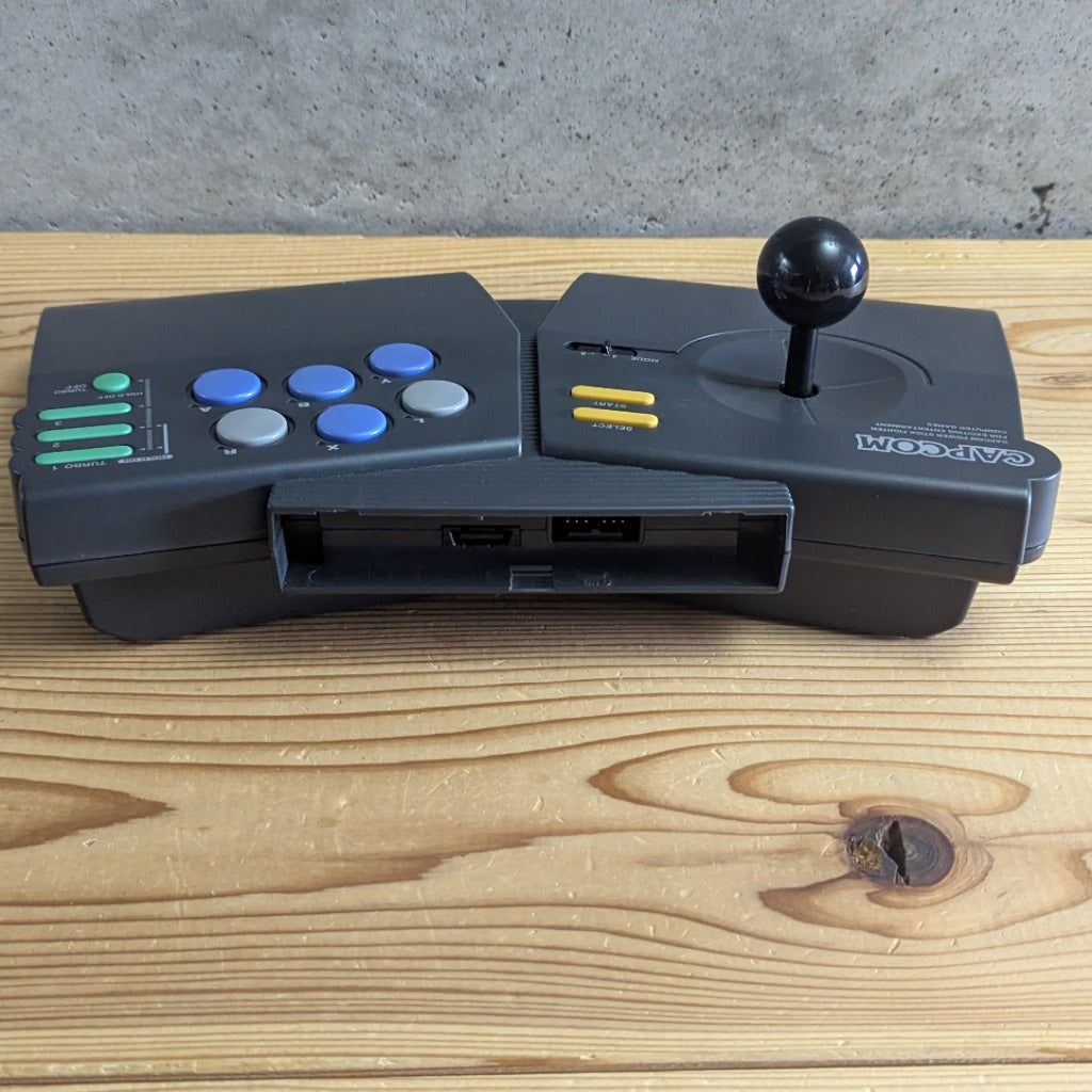 Capcom Power Stick Fighter Rear Port Connectors for SFC and Famicom Cables