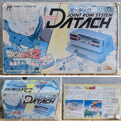 Datach Dragon Ball Z Outer Box Front Top and Rear Artwork Details
