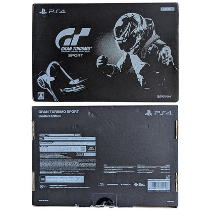 Gran Turismo Sport Limited Edition outer box front and rear showing barcode 4948872325219