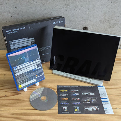 Gran Turismo Sport Limited Edition rear box game case inserts disc and APEX 2017 book