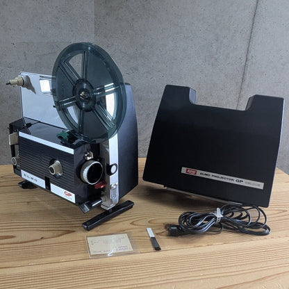 Vintage ELMO GP Deluxe 8mm Movie Projector (Japan 100V) - Burnt Out Lamp / Spares or Repair - Boxed