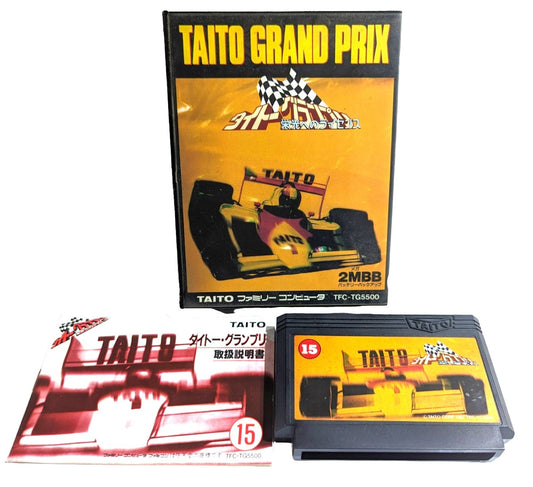 FC – Taito Grand Prix - Famicom Nintendo (JAPAN)