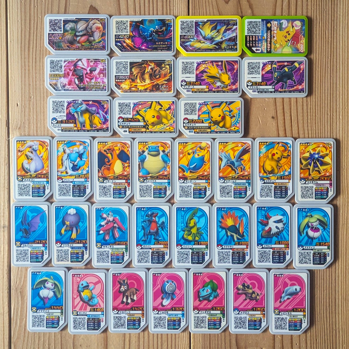 Pokemon Ga-Ole Arcade Disks Mega Lot x36 - Set 1 (Takara Tomy Japan Import) - Photo 1