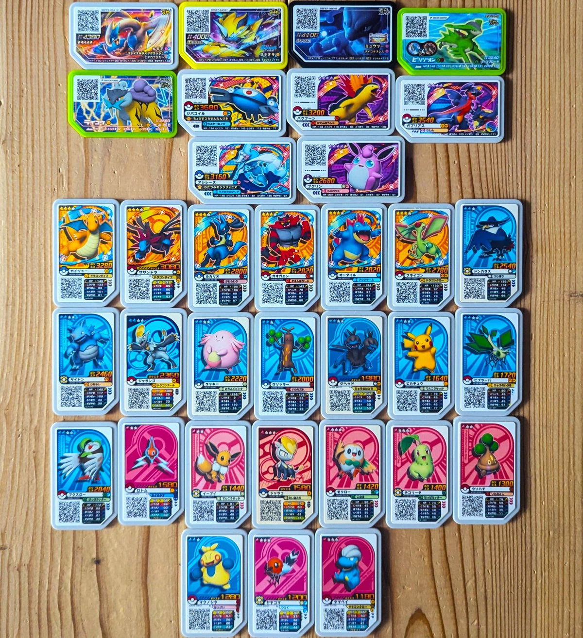 Pokemon Ga-Ole Arcade Disks Mega Lot x36 - Set 3 (Dragon Battle Edition - Takara Tomy Japan) - Photo 1